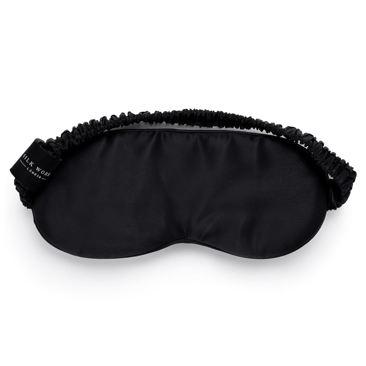 Best kids pure mulberry silk sleep eye mask in black, by Silk Works London UK