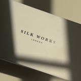 Video showcasing all three Silk Works eye masks with female voiceover highlighting benefits like light blocking, skin protection, and sleep quality