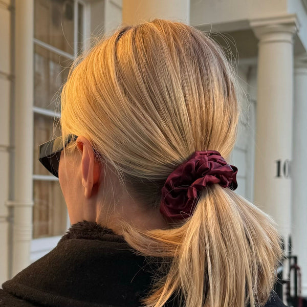Large Silk Scrunchie Single