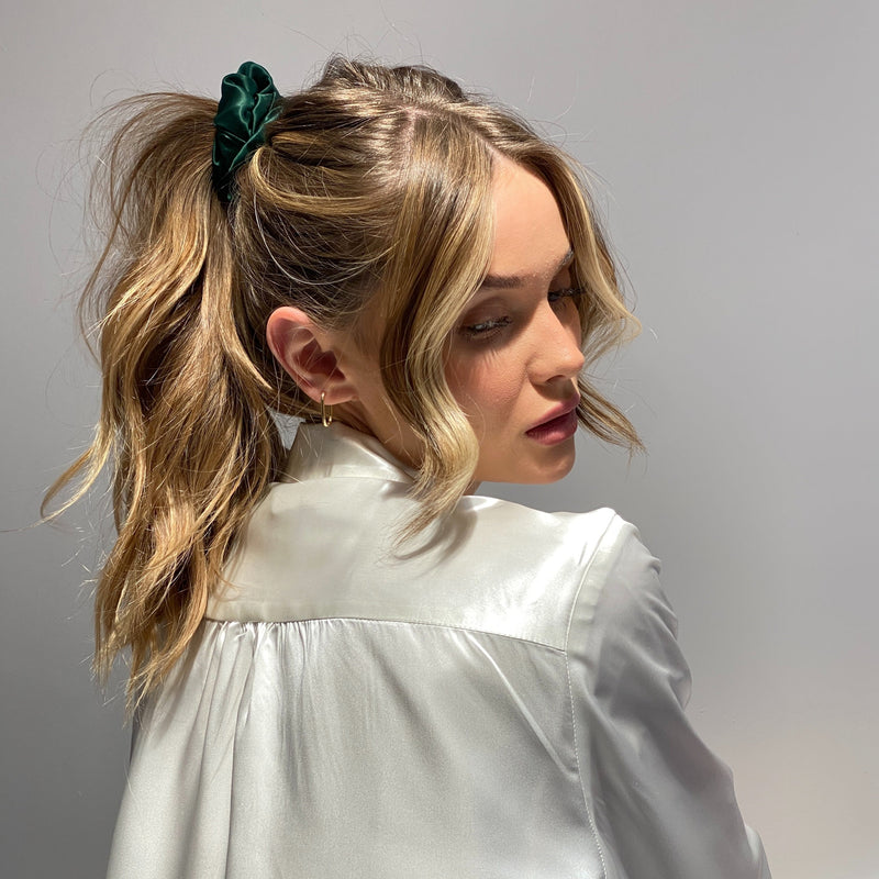 Large Silk Scrunchie Single