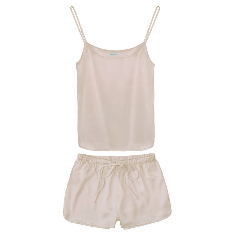 Silk cami short set deals