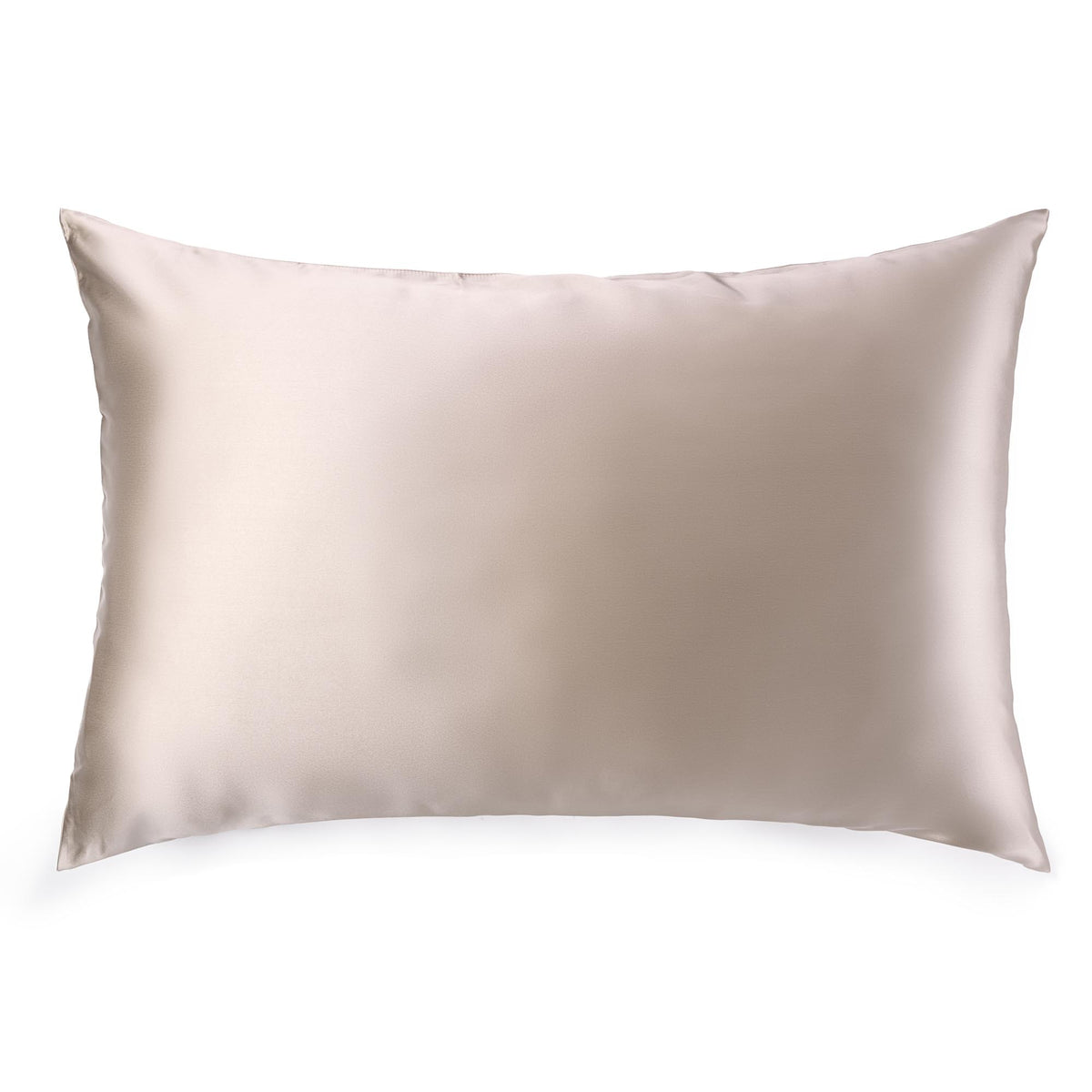 22 momme mulberry silk pillowcase in a neutral caramel colour - default