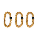 Silk Skinny Scrunchies Pack of 3